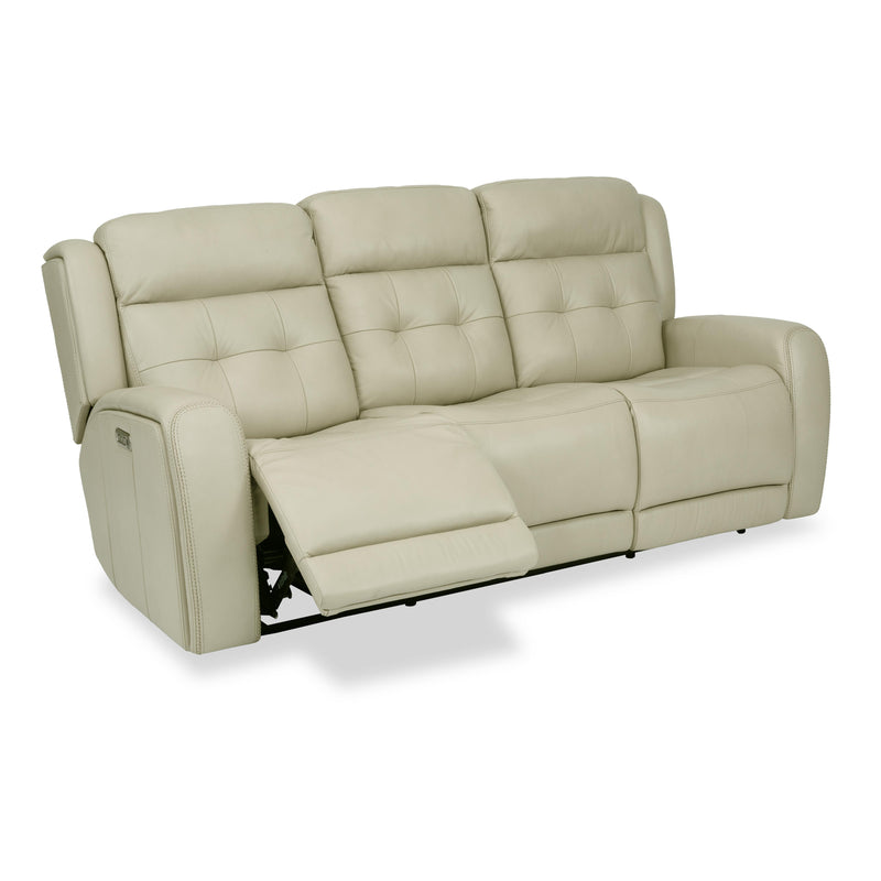 Flexsteel Grant Power Reclining Leather Match Sofa 1480-62PH 009-11 IMAGE 3