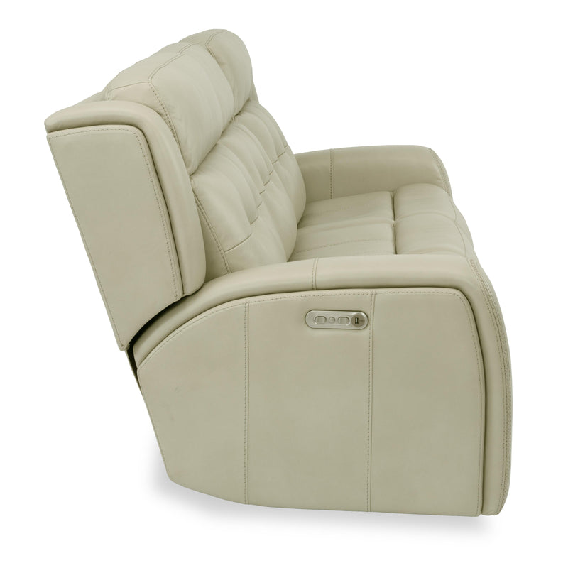 Flexsteel Grant Power Reclining Leather Match Sofa 1480-62PH 009-11 IMAGE 5