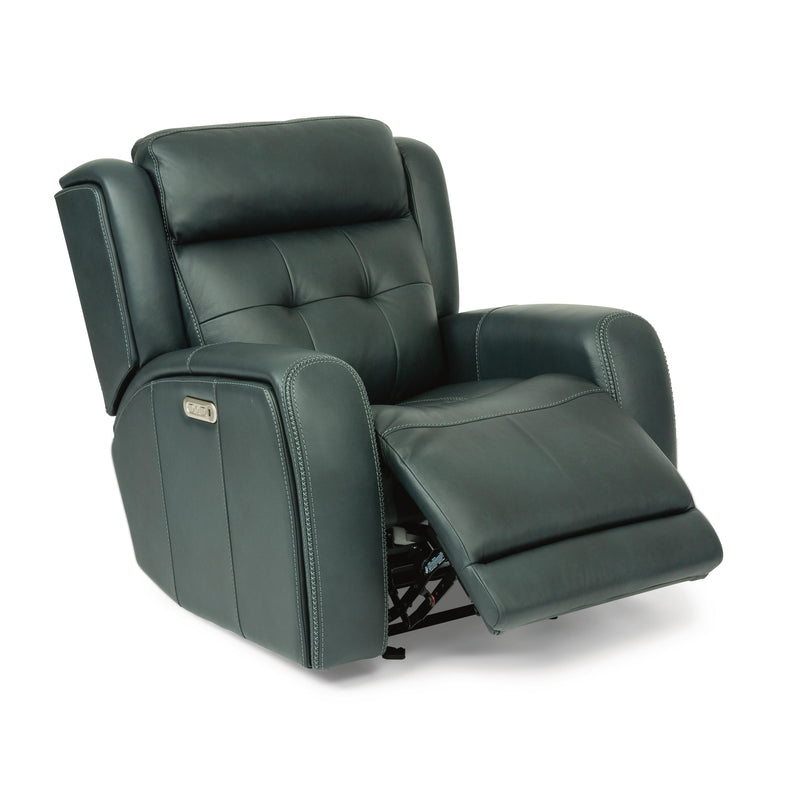Flexsteel Grant Power Glider Leather Match Recliner 1480-54PH 009-40 IMAGE 3