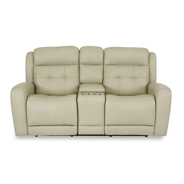 Flexsteel Grant Power Reclining Leather Match Loveseat 1480-64PH-009-11 IMAGE 1