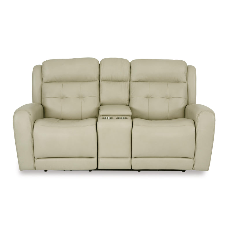 Flexsteel Grant Power Reclining Leather Match Loveseat 1480-64PH-009-11 IMAGE 1