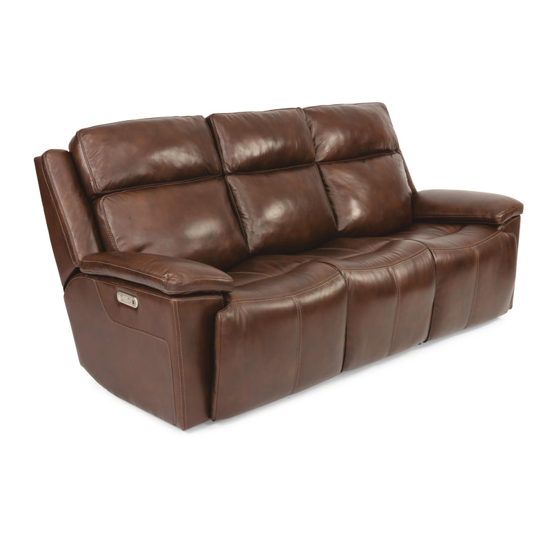 Flexsteel Chance Power Reclining Leather Match Sofa 1187-62PH 278-74 IMAGE 2