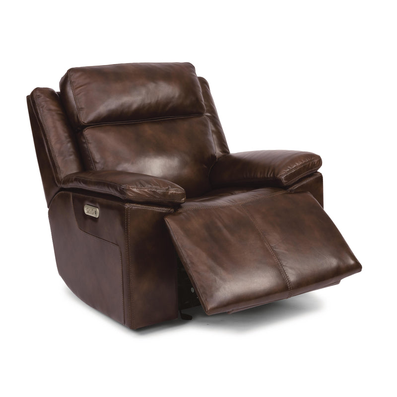 Flexsteel Chance Power Glider Leather Match Recliner 1187-54PH 278-74 IMAGE 2