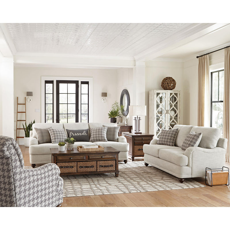 Coaster Furniture Glenn 903096 Upholstered English Arm Accent Chair - Grey IMAGE 8