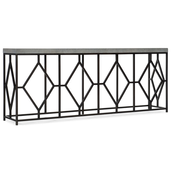 Hooker Furniture 5805-85002-00 Ciao Bella Metal and Faux Concrete Console Table IMAGE 1