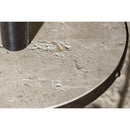 Hooker Furniture 5960-80113-MTL Luckenbach Metal and Stone End Table IMAGE 4