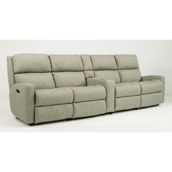 Flexsteel Catalina Reclining Fabric 5 pc Sectional 2900-57-145-01/2900-58-145-01/2900-19-145-01/2900-19-145-01/2900-72-145-01 IMAGE 1