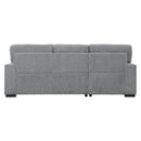 Homelegance Morelia 9468DG*2LC2R 2 pc Sectional with Pull-out Bed and Left Chaise with Hidden Storage IMAGE 6