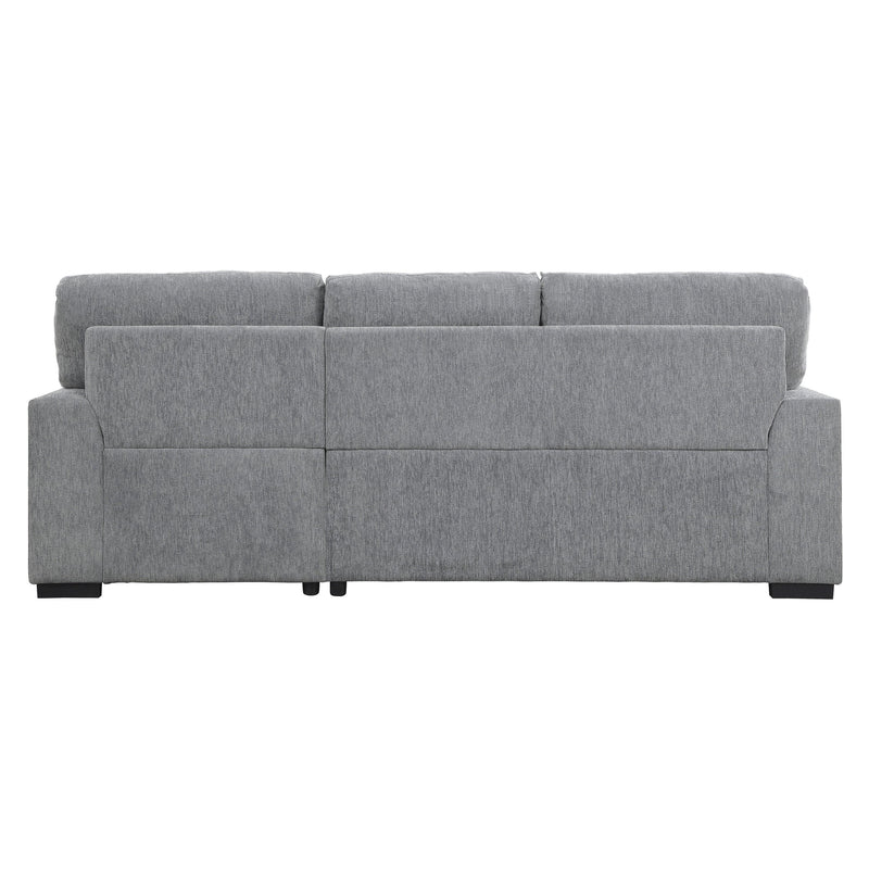 Homelegance Morelia 9468DG*2RC2L 2 pc Sectional with Pull-out Bed and Right Chaise with Hidden Storage IMAGE 5