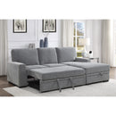 Homelegance Morelia 9468DG*2RC2L 2 pc Sectional with Pull-out Bed and Right Chaise with Hidden Storage IMAGE 8