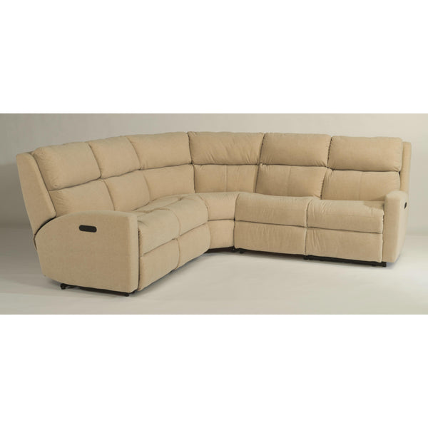 Flexsteel Catalina Reclining Fabric 5 pc Sectional 3900-57-023-80/3900-58-023-80/3900-59-023-80/3900-19-023-80/3900-23-023-80 IMAGE 1