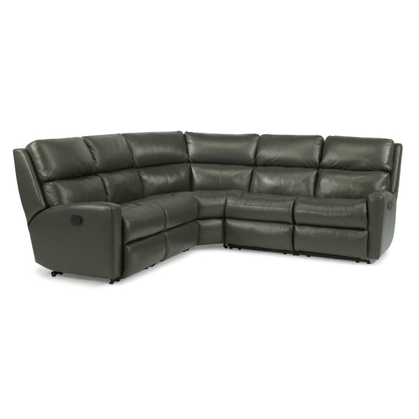 Flexsteel Catalina Reclining Leather 5 pc Sectional 3900-57-824-02/3900-58-824-02/3900-59-824-02/3900-19-824-02/3900-23-824-02 IMAGE 1