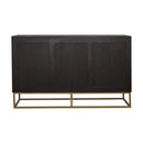  Coaster Furniture Zara 953466 2-door 57" Wood Accent Storage Cabinet - Black Walnut IMAGE 6