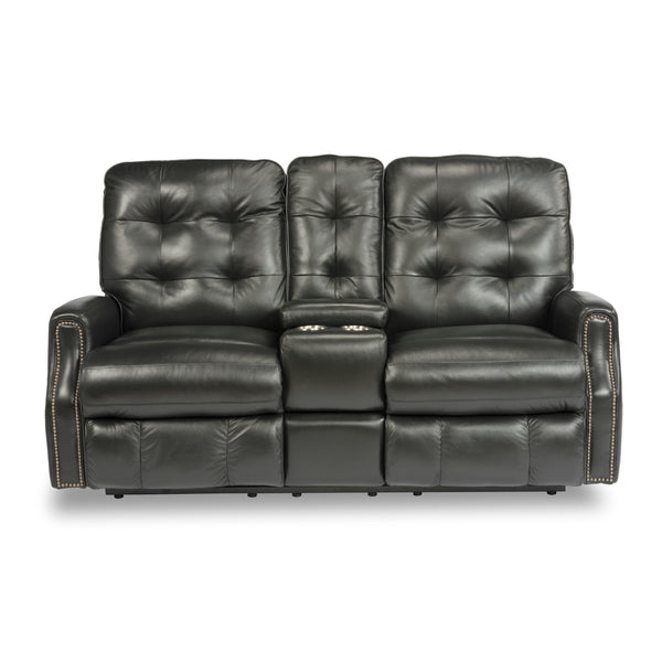 Flexsteel Devon Power Reclining Leather Loveseat 3881-601M-824-00 IMAGE 1