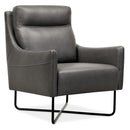 Hooker Furniture CC443-097 Efron Club Chair with Black Metal Base IMAGE 1