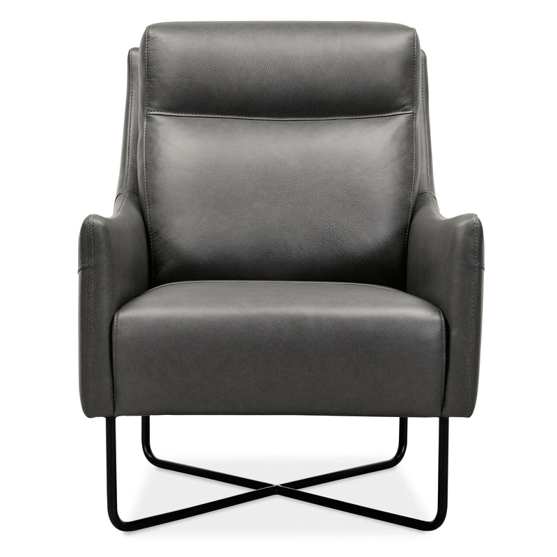Hooker Furniture CC443-097 Efron Club Chair with Black Metal Base IMAGE 2
