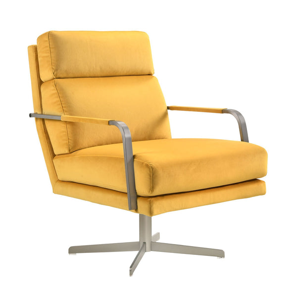 Elements International Kota Swivel Fabric Accent Chair UKA3206102SWE IMAGE 1