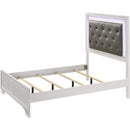  Crown Mark Lyssa B4310-F Full Bed with LED - Frost IMAGE 2