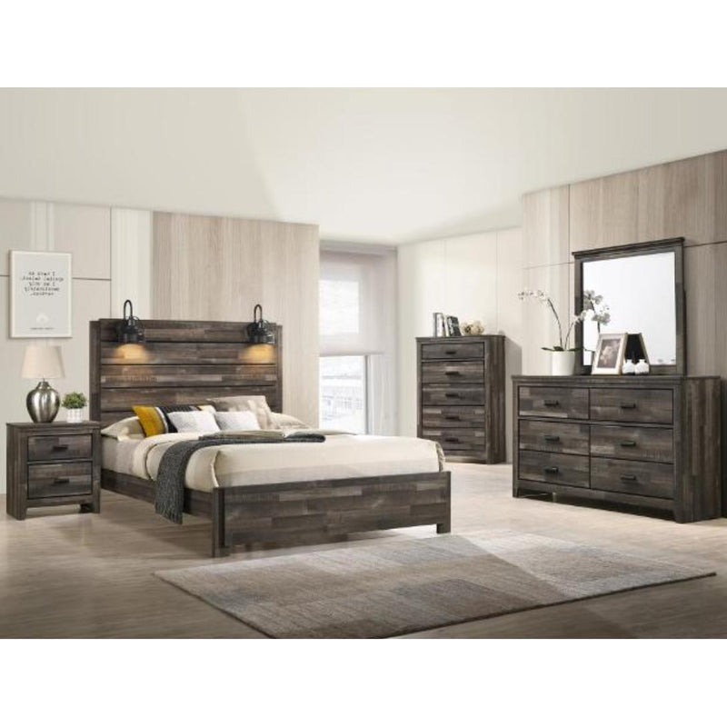  Crown Mark Carter B6800-K-BED King Panel Bed in One Box IMAGE 2
