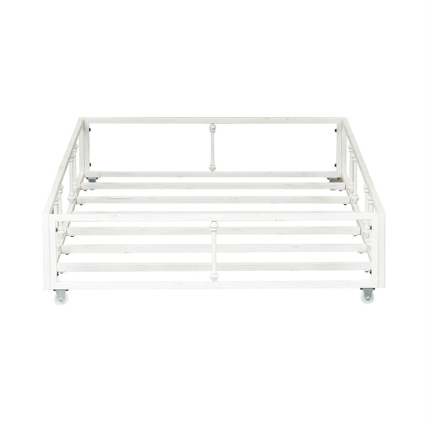 Liberty Furniture Industries Inc. Vintage Series 179-Day Twin Metal Trundle - Antique White IMAGE 1