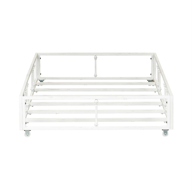 Liberty Furniture Industries Inc. Vintage Series 179-Day Twin Metal Trundle - Antique White IMAGE 1