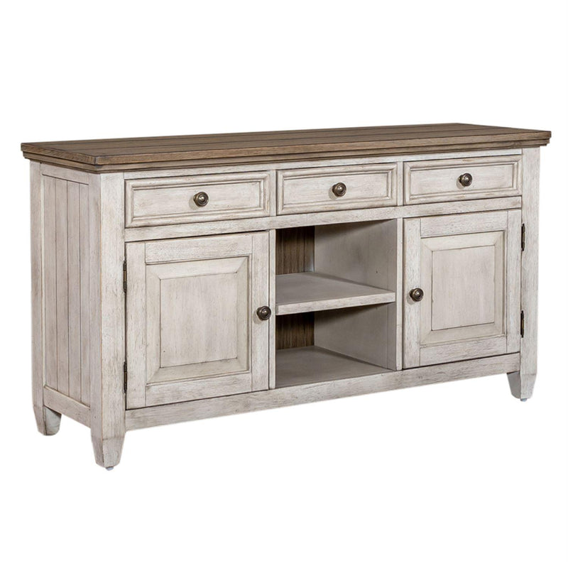 Liberty Furniture Industries Inc. Heartland 824-TV56T 56 Inch Tile TV Console IMAGE 2