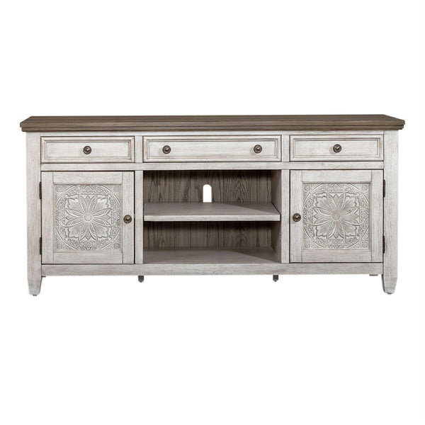 Liberty Furniture Industries Inc. Heartland 824-TV66T 66 Inch Tile TV Console IMAGE 1