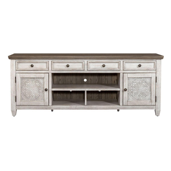 Liberty Furniture Industries Inc. Heartland 824-TV76T 76 Inch Tile TV Console IMAGE 1