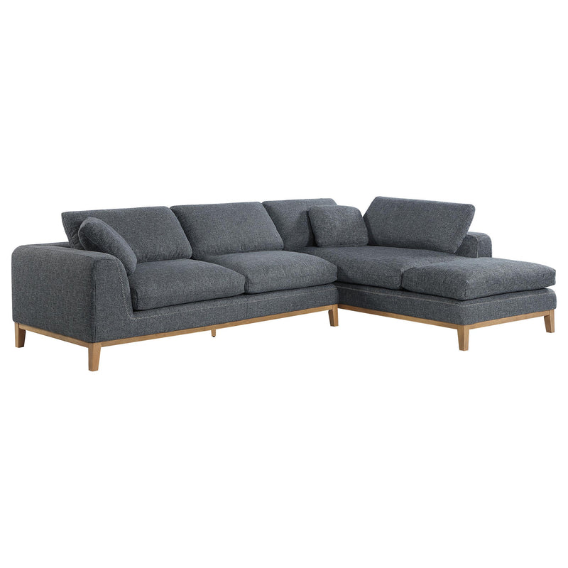 Coaster Furniture Persia Fabric 2 pc Sectional 508857 IMAGE 1