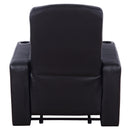  Coaster Furniture Cyrus 600001-S4B 4 pc Home Theater Seating IMAGE 5