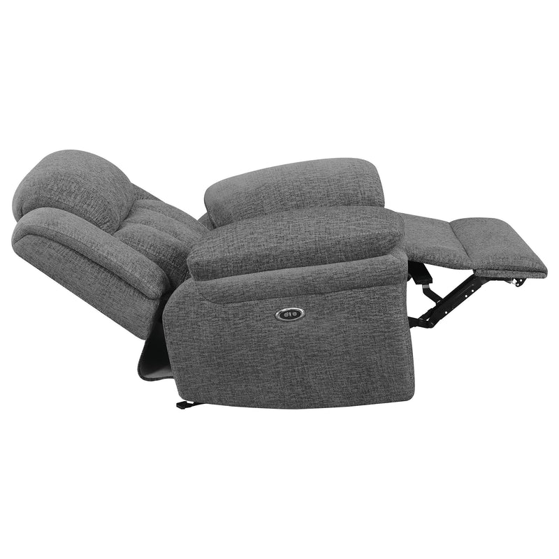 Coaster Furniture Bahrain Power Glider Fabric Recliner with Wall Recline 609543P IMAGE 8