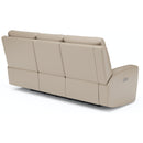 Flexsteel Jarvis Power Reclining Leather Match Sofa 1828-62PH 009-12 IMAGE 4