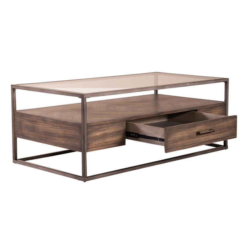 Liberty Furniture Industries Inc. Jamestown 626-OT1011 Rectangular Cocktail Table IMAGE 3