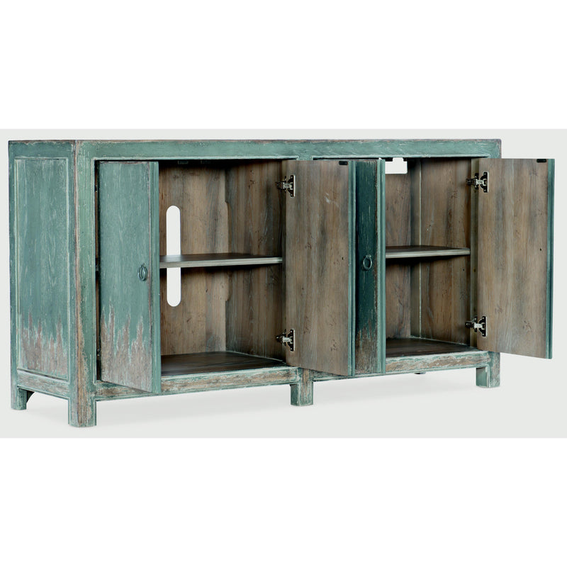 Hooker Furniture 5750-55460-BLU Boheme Four Door Media Console IMAGE 2