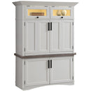 Parker House Furniture Americana Modern AME#350-3-COT Cotton Workstation with LED Light