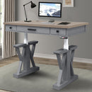 Parker House Furniture Americana Modern AME#256-2-DOV Dove 56 In. Power Lift Desk