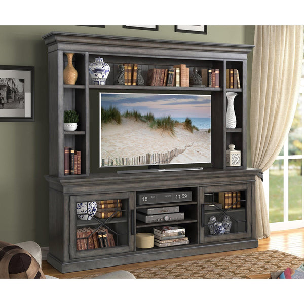 Parker House Furniture Sundance SUN#92-3-SGR Smokey Grey 92 In. Console with Hutch IMAGE 1