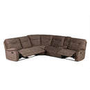 Parker Living Cooper MCOO-PACKA-SBR Shadow Brown 6 pc Modular Manual Reclining Sectional