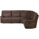 Parker Living Cooper MCOO-PACKA-SBR Shadow Brown 6 pc Modular Manual Reclining Sectional
