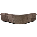 Parker Living Cooper MCOO-PACKA-SBR Shadow Brown 6 pc Modular Manual Reclining Sectional