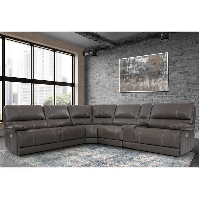 Parker Living Shelby Power Reclining Fabric 6 pc Sectional MSHE#810-CHZ/MSHE#811LPH-CHZ/MSHE#811RPH-CHZ/MSHE#840-CHZ/MSHE#850-CHZ/MSHE#860-CHZ
