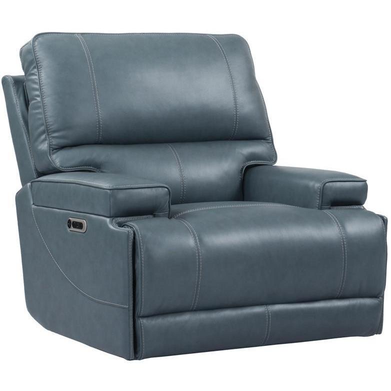 Parker Living Whitman Power Leather Match Recliner with Wall Recline MWHI
