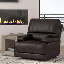 Parker Living Whitman Power Leather Match Recliner with Wall Recline MWHI