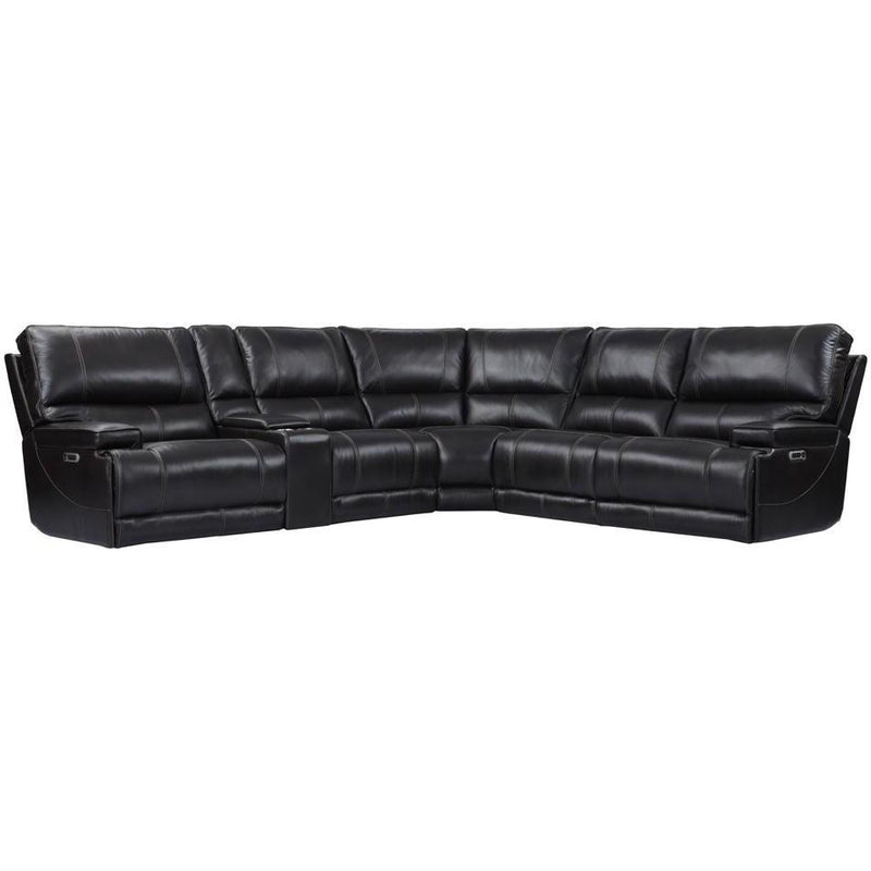 Parker Living Whitman MWHI-PACKA(H)-P50-VCO Verona Coffee - Powered By Freemotion 6 Piece Modular Power Reclining Sectional with Power Adjustable Headrests