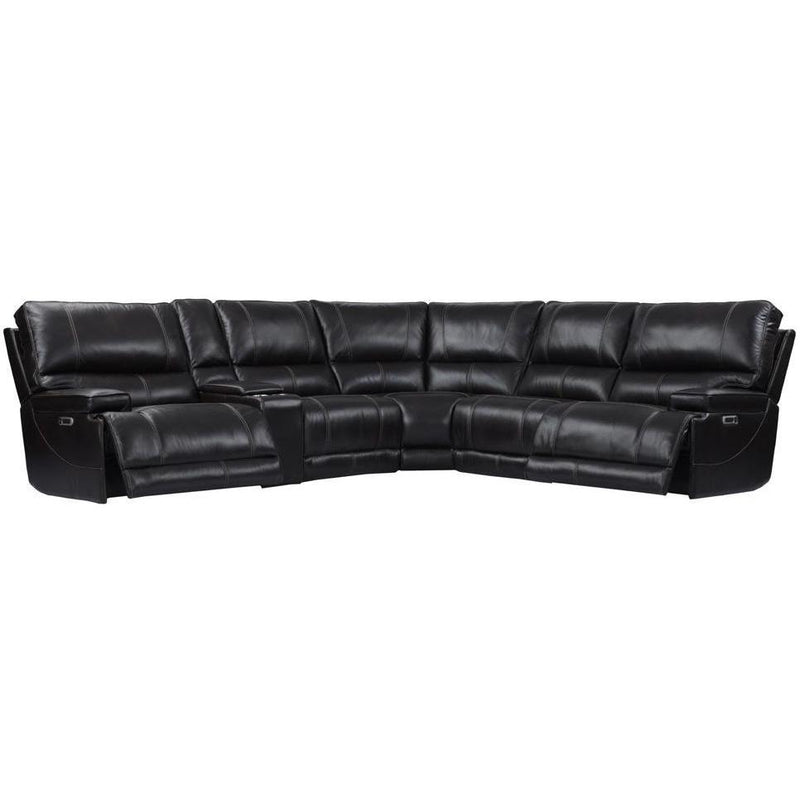 Parker Living Whitman MWHI-PACKA(H)-P50-VCO Verona Coffee - Powered By Freemotion 6 Piece Modular Power Reclining Sectional with Power Adjustable Headrests