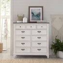 Liberty Furniture Industries Inc. Allyson Park 417-BR32 11-Drawer Chesser IMAGE 9