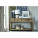 Coaster Furniture Esther 952853 3-Drawer Wood Console Table - Natural Sheesham IMAGE 6
