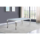 Coaster Furniture Carone Dining Table with Glass Top 115081 IMAGE 4