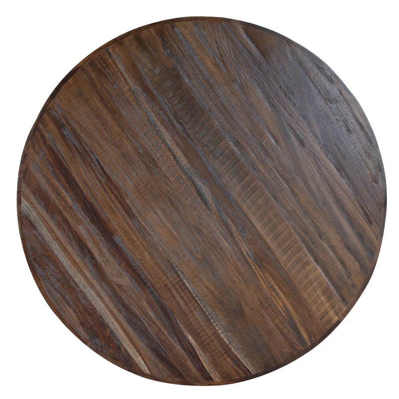 International Furniture Direct Round Rock Valley Dining Table with Pedestal Base IFD1921RNDTP/IFD1921RNDBA IMAGE 2