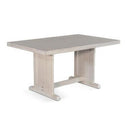 Sunny Designs Bayside Dining Table with Trestle Base 0113MW-T IMAGE 1